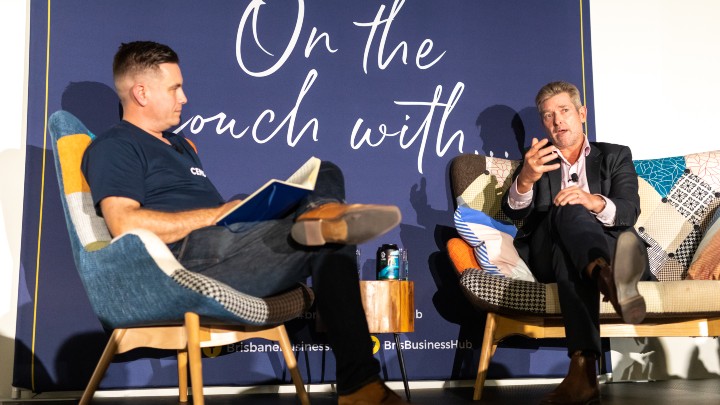 On the couch with Glen Richards