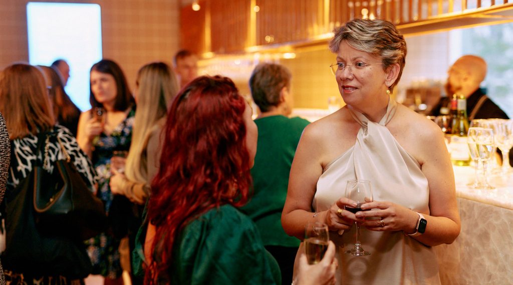 Guests networking at OTCW